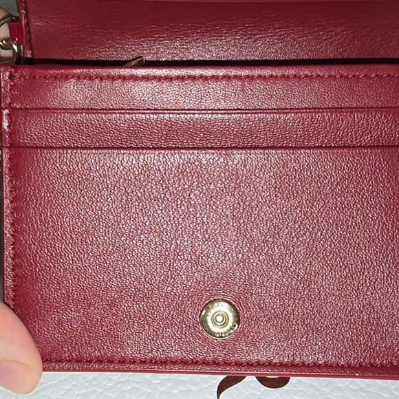 Dior Mini Lady Dior Gardenia Wallet - Picture 9 of 12